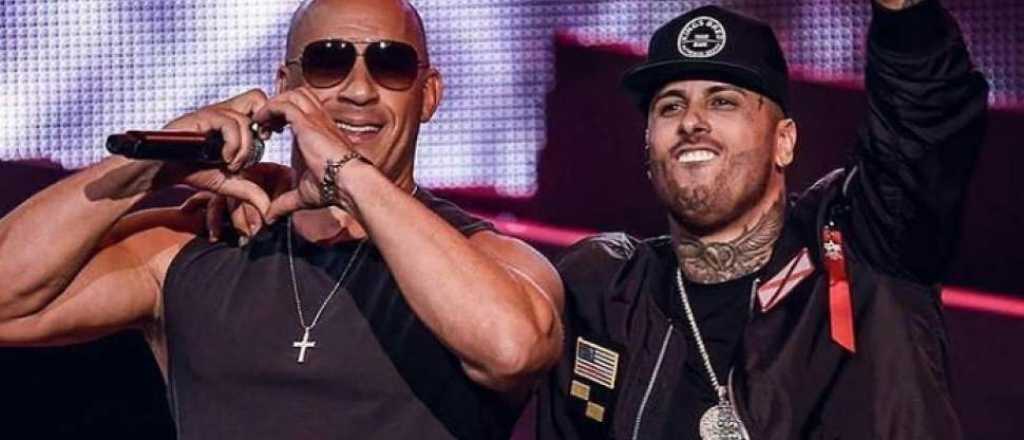 Vin Diesel cantó reggaeton en los premios Billboard