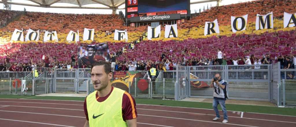 Se acabó una era: Totti no jugó su último partido para la Roma