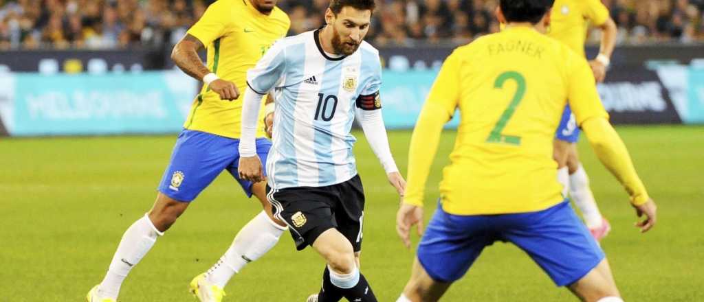 As&iacute; le fue a Messi contra Brasil en amistosos y partidos oficiales