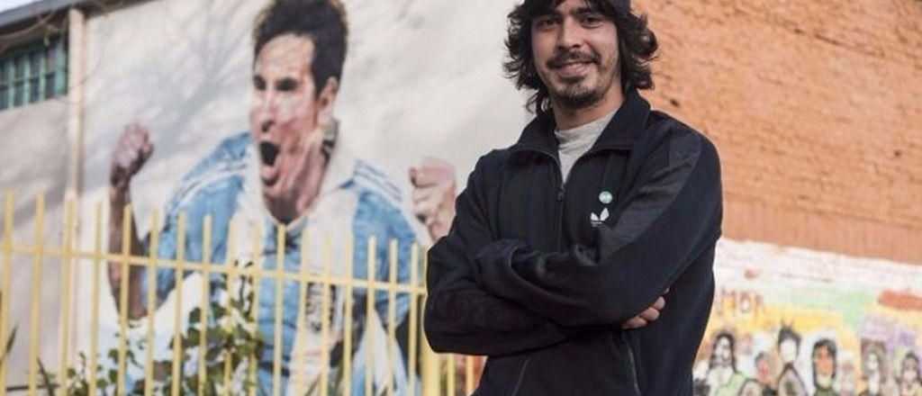 Messi sorprendió a un amigo de su infancia