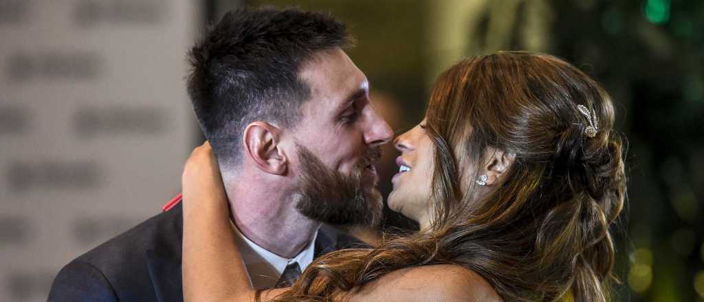 Messi subi&oacute; el primer video "profesional" de su casamiento