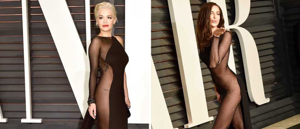 Irina Shayk y Rita Ora lucieron atrevidos vestidos