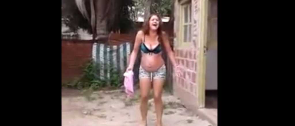 Video: discutieron y le tiró agua hirviendo a una embarazada