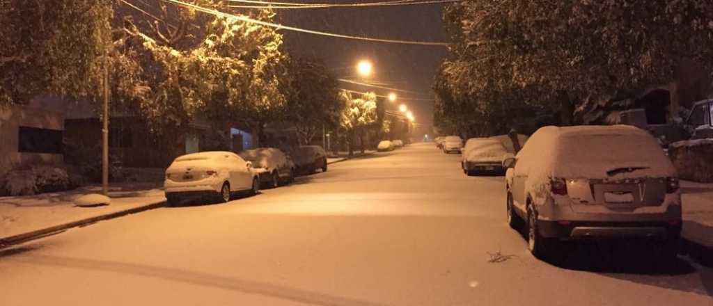 Alerta por nevadas en distintas zonas de Mendoza