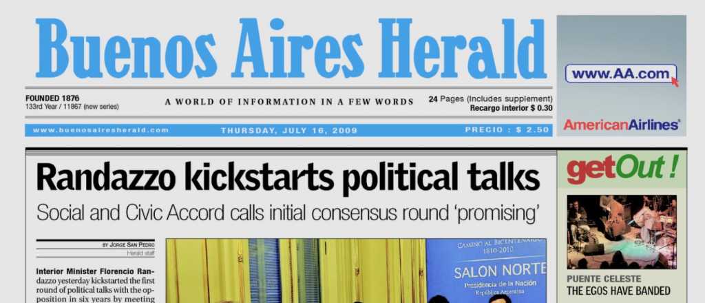 Despu&eacute;s de casi 141 a&ntilde;os cerrar&aacute; el Buenos Aires Herald