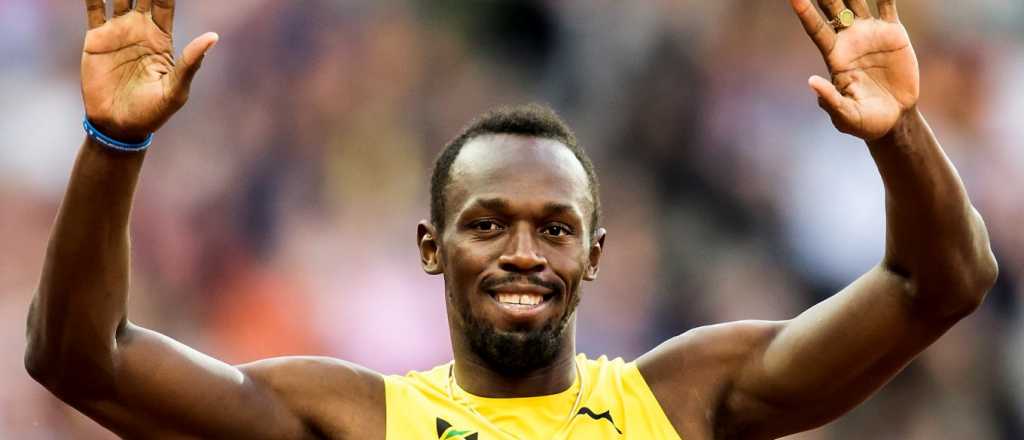 Bolt usó la foto de un triunfo olímpico para instar al distanciamiento