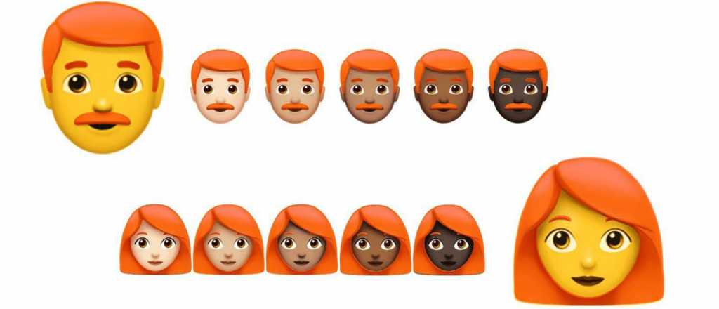 ¡Llegan los emojis pelirrojos!