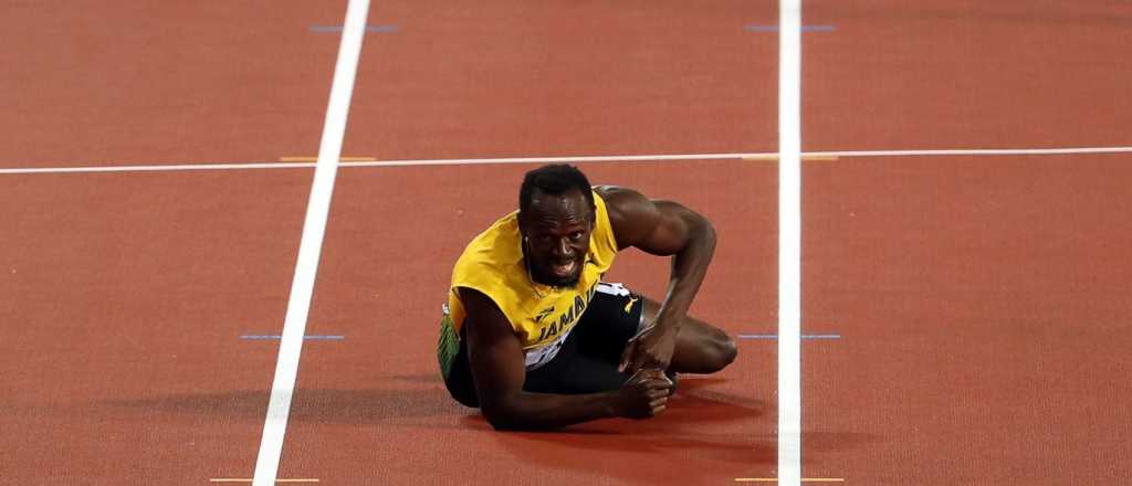 En la última carrera de su vida, Bolt se lesionó
