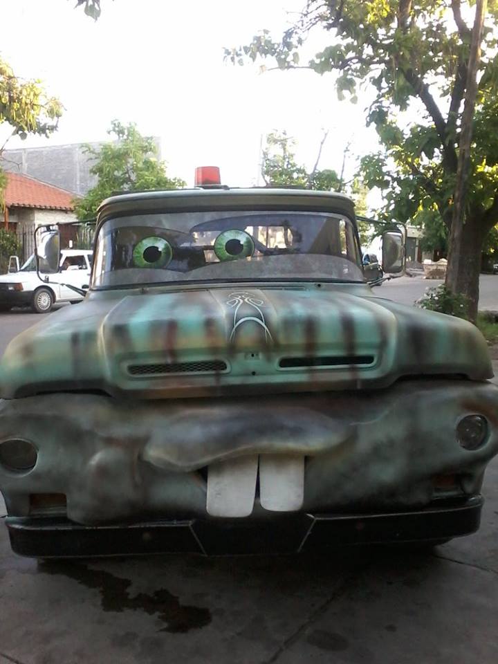 El personaje de Cars que recorre las calles de San Rafael Mendoza Post