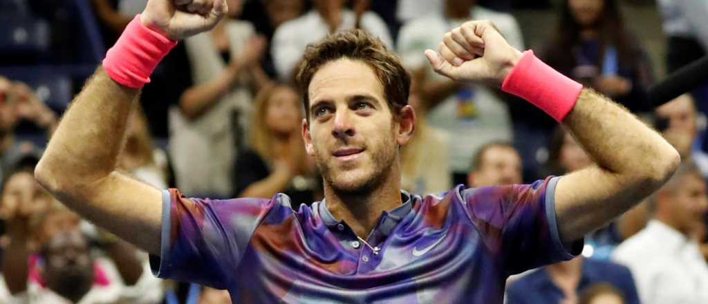 Del Potro en llamas: ganó y está en la final