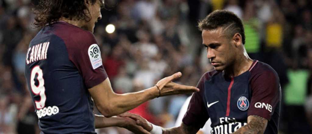 Estos son los detalles de la pelea entre Neymar y Cavani en el PSG