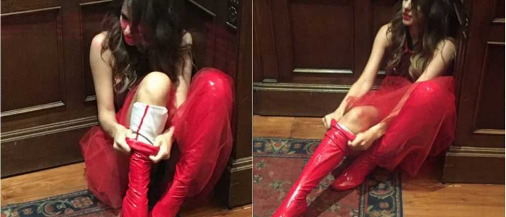 Videos: Pampita pose&iacute;da y un descuido con su pollera