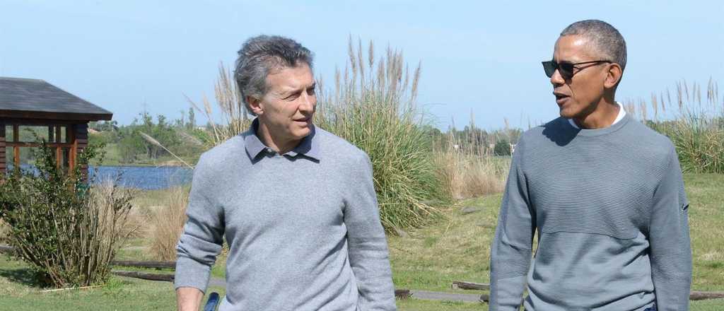 Macri y Obama se encontraron a jugar un partido de golf