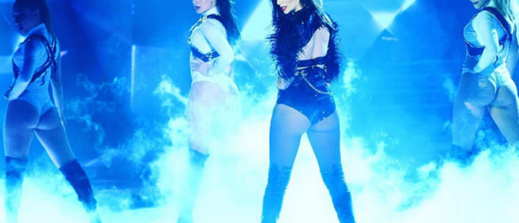 Video: Griselda Siciliani hizo una coreo muy sensual en Showmatch