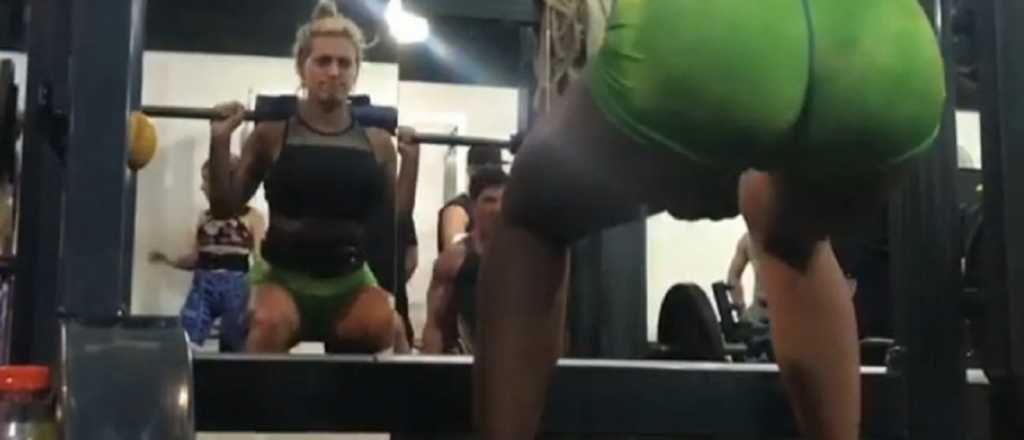 Video: así se ejercita Sol Pérez con una calza muy corta