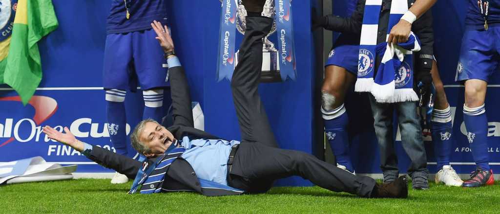 El Chelsea salió campeón y Mourinho se volvió loco