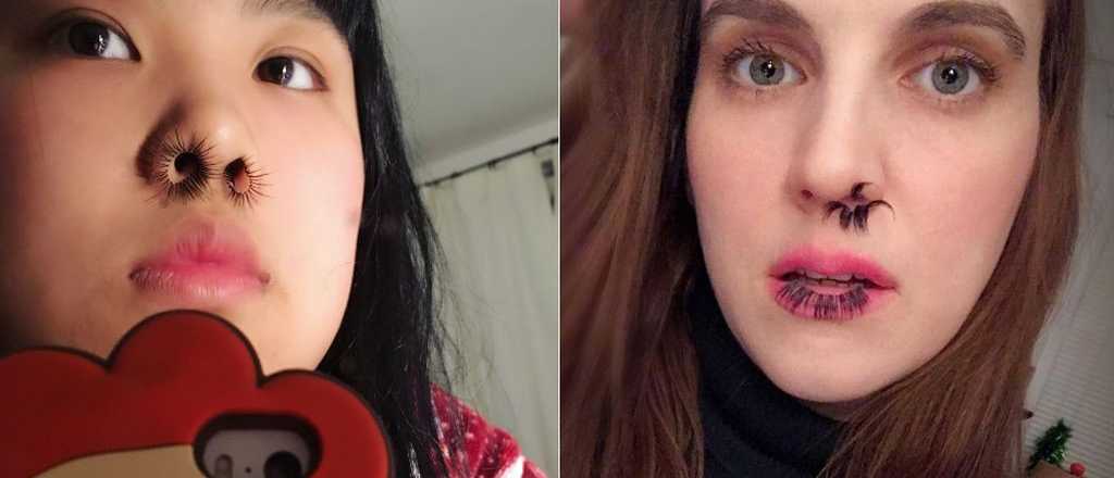 &iquest;Ridiculez o moda?: pesta&ntilde;as postizas en la nariz