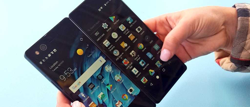 Así es el nuevo teléfono con doble pantalla y plegable