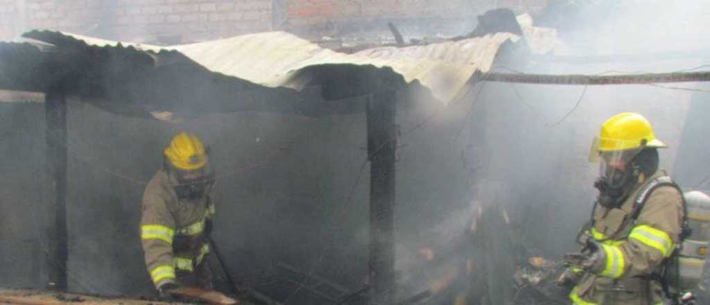 Un hombre murió tras incendiarse su vivienda en Guaymallén 