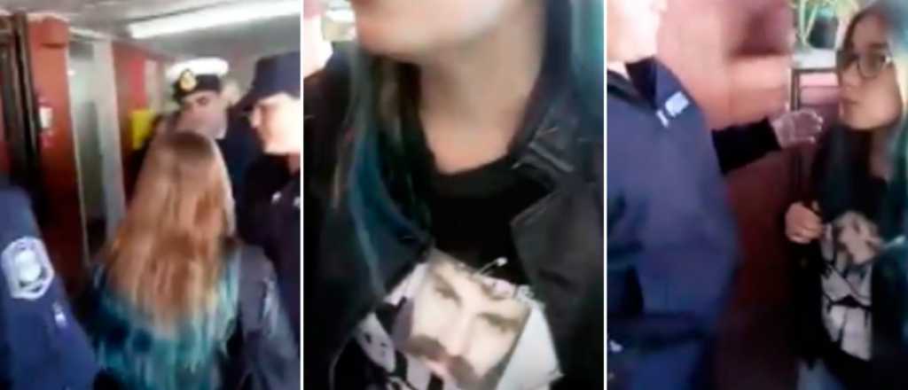 No dejaron votar a una chica que llevaba una foto de Santiago Maldonado 