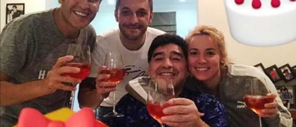 Maradona festejó un nuevo cumpleaños en las redes