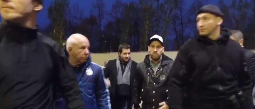 Messi llegó a Rusia en medio de un fuerte operativo de seguridad