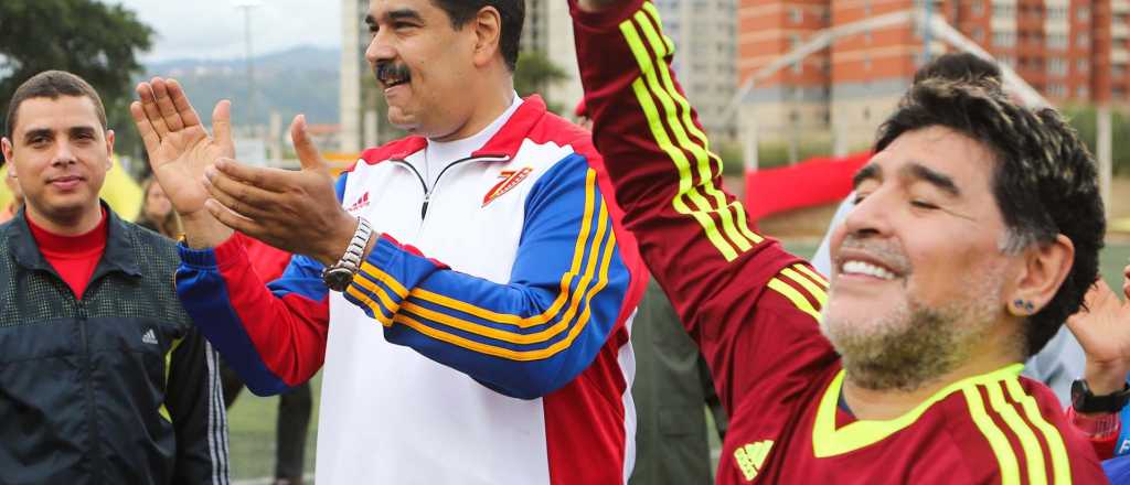 El mensaje de Maradona en apoyo a Maduro: "¡Venezuela vencerá!" 