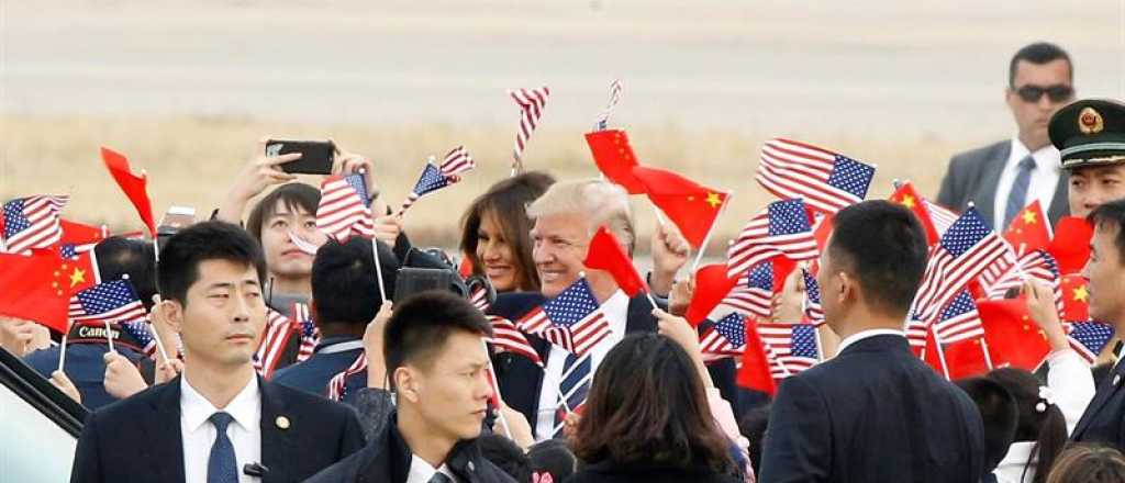 Trump llegó a China y visitó la Ciudad Prohibida junto a Xi Jinping 