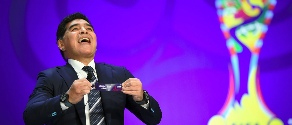 Maradona y otros 7 cracks históricos estarán en el sorteo de Rusia 2018
