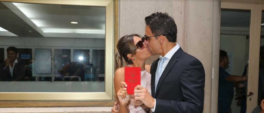 Se cas&oacute; Floppy Tesouro y su marido hizo un chiste muy desafortunado