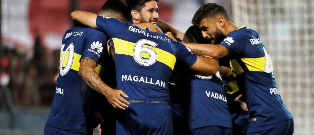 Boca le gan&oacute; a Estudiantes con un gol de carambola