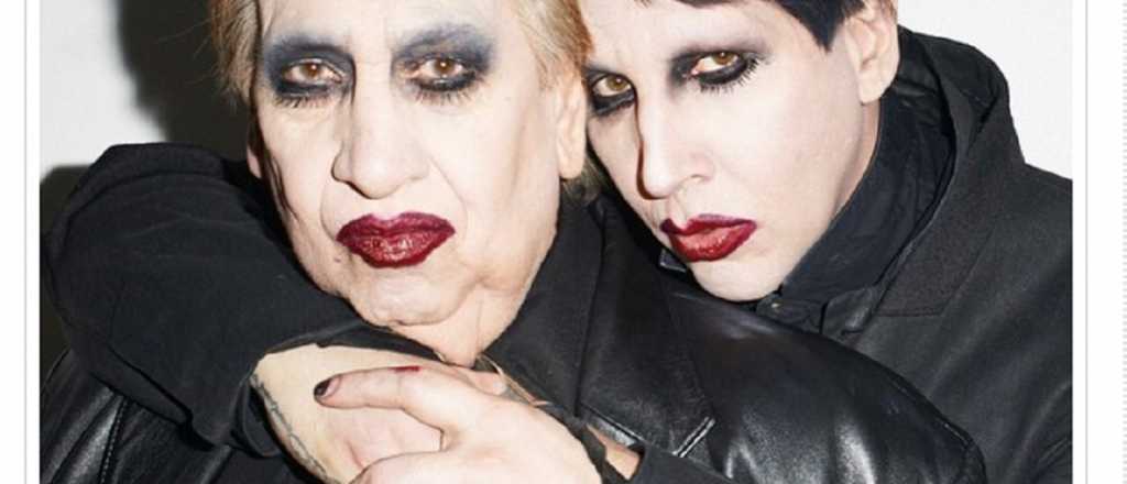Impresionate sesión de fotos de Marilyn Manson y su padre