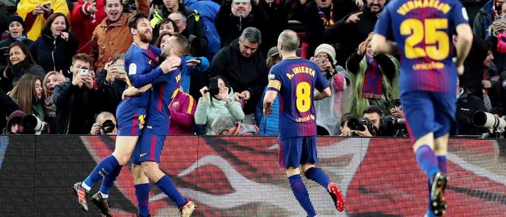 Messi abrió la cuenta en la goleada del Barcelona sobre el Levante