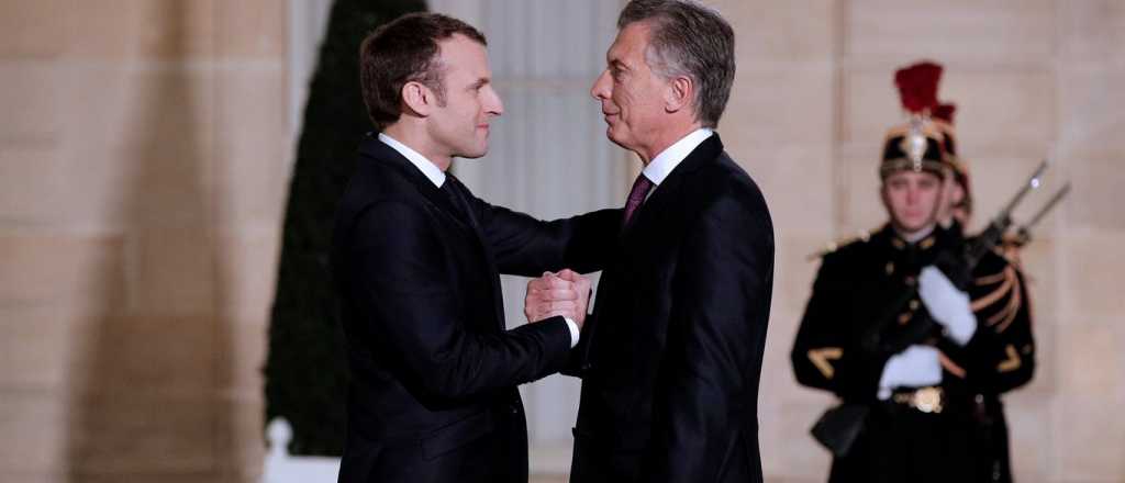 Macri destacó el apoyo de Macron para un acuerdo Mercosur-UE