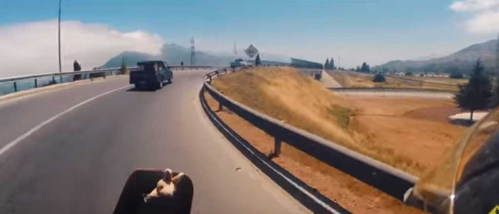 De Viña del Mar a Mendoza en moto, en un imperdible video