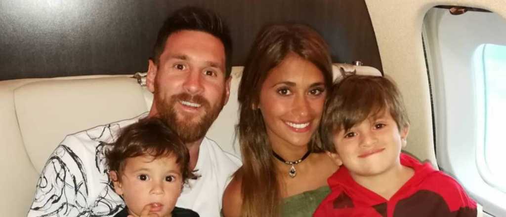 El video más tierno del hijo más chico de Messi y Antonela