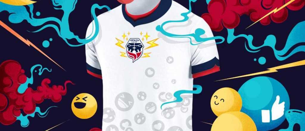Un club presentó una camiseta con "emojis" para conectarse con los jóvenes
