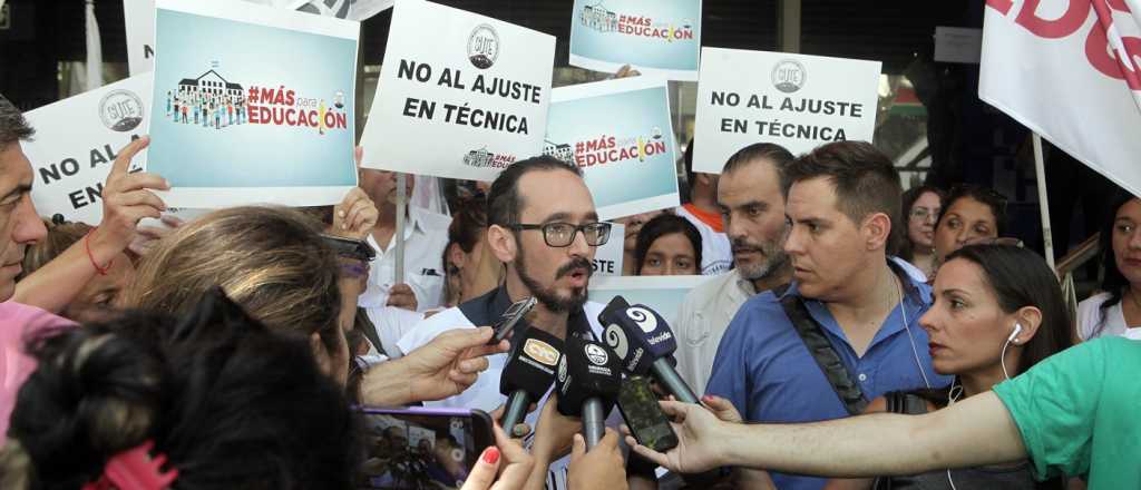 El SUTE volvi&oacute; a atacar al Gobierno: "Est&aacute;n haciendo mier... a los docentes"