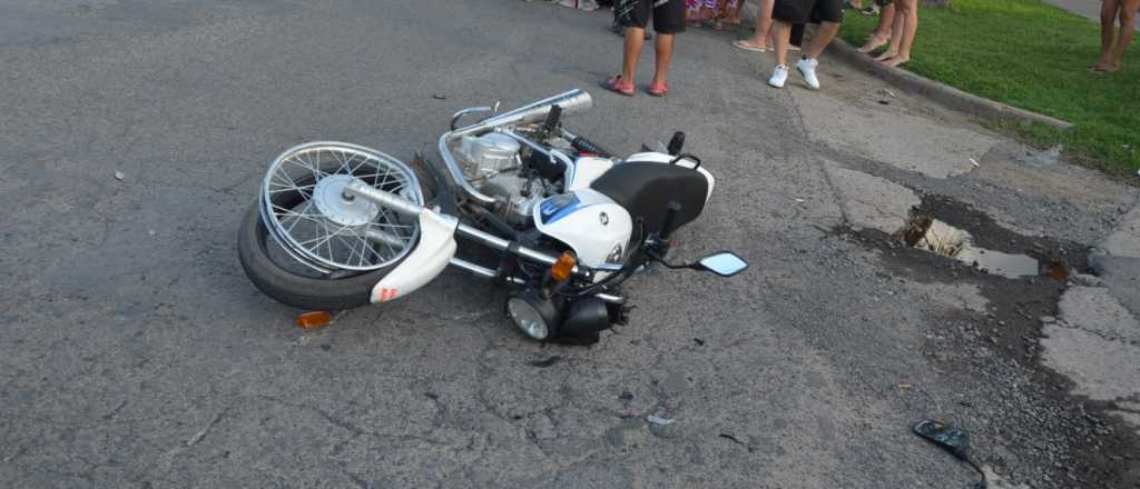 Falleció una joven que cayó de su moto en Tupungato