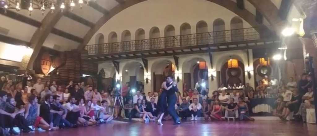 Video: los mejores bailarines de tango despuntaron en Mendoza