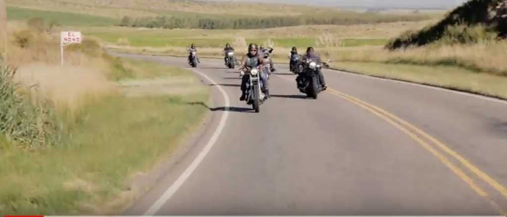 Video: la "ruta Harley Davidson" pas&oacute; por Mendoza