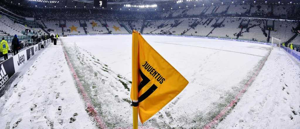 Suspendieron el partido de Juventus debido a una intensa nevada