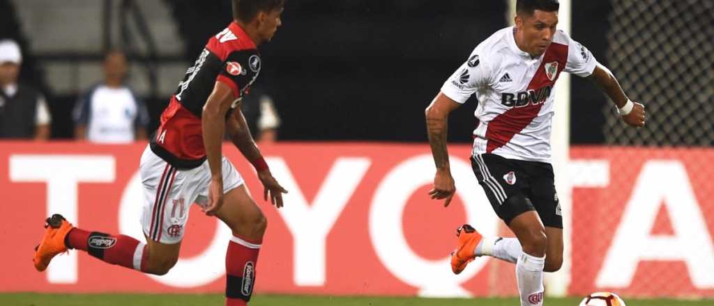 River debutó en la Libertadores con un sufrido empate ante Flamengo