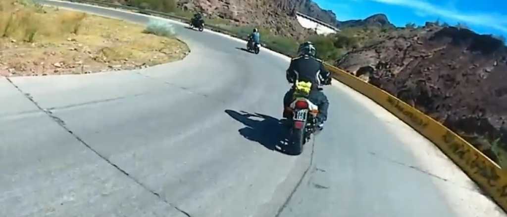 Video: "ruteando" en moto por Mendoza