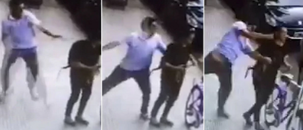 Video: indignación por brutal golpiza a una mujer a plena luz del día