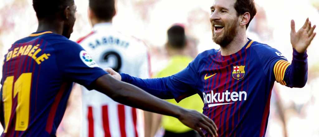 ¿Nace un nuevo festejo? Messi celebró bailando su gol ante Bilbao