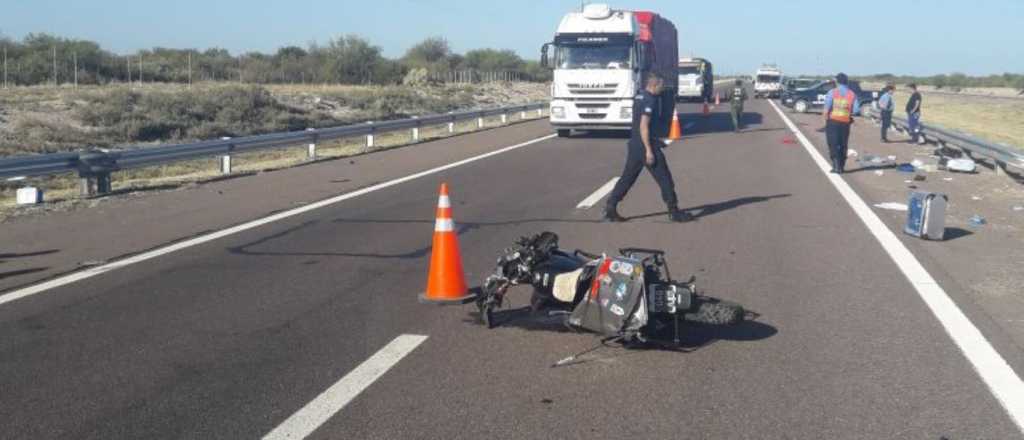 Un motociclista murió en ruta 7, a la altura de La Paz