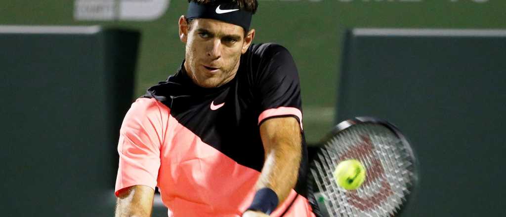 Del Potro arrancó en Miami con una trabajada victoria sobre Haase