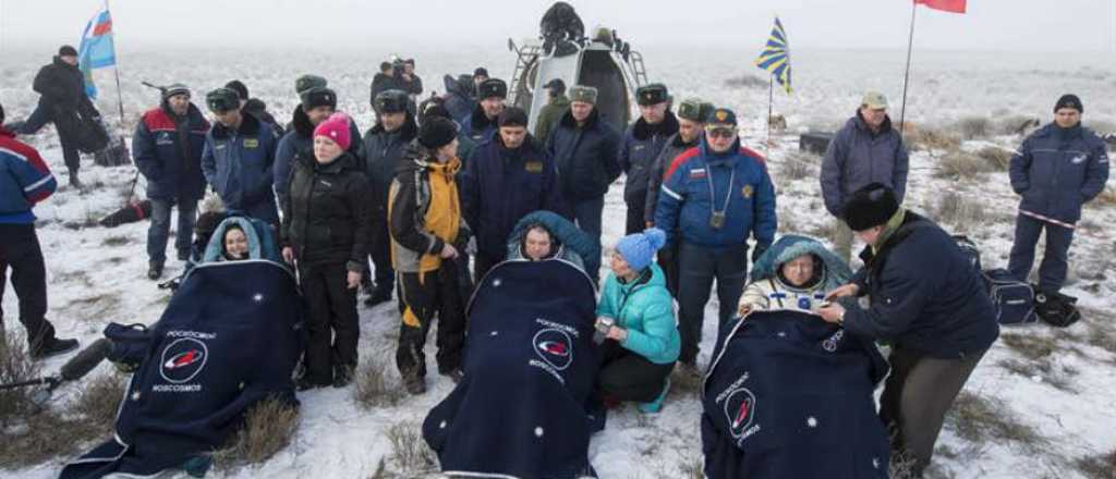 Mirá la llegada de tres astronautas a la Tierra