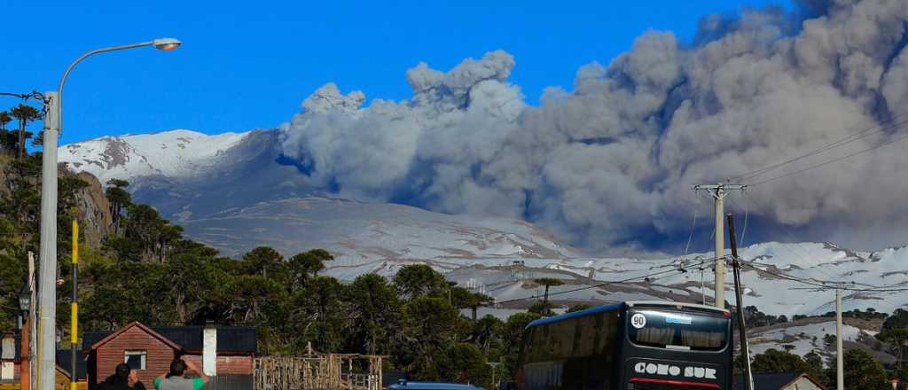 Alerta amarilla por la actividad del volcán Copahue